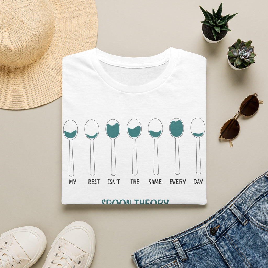 Spoon Theory T-Shirt – "My Best Isn't the Same Every Day" Chronic Illness Awareness Tee