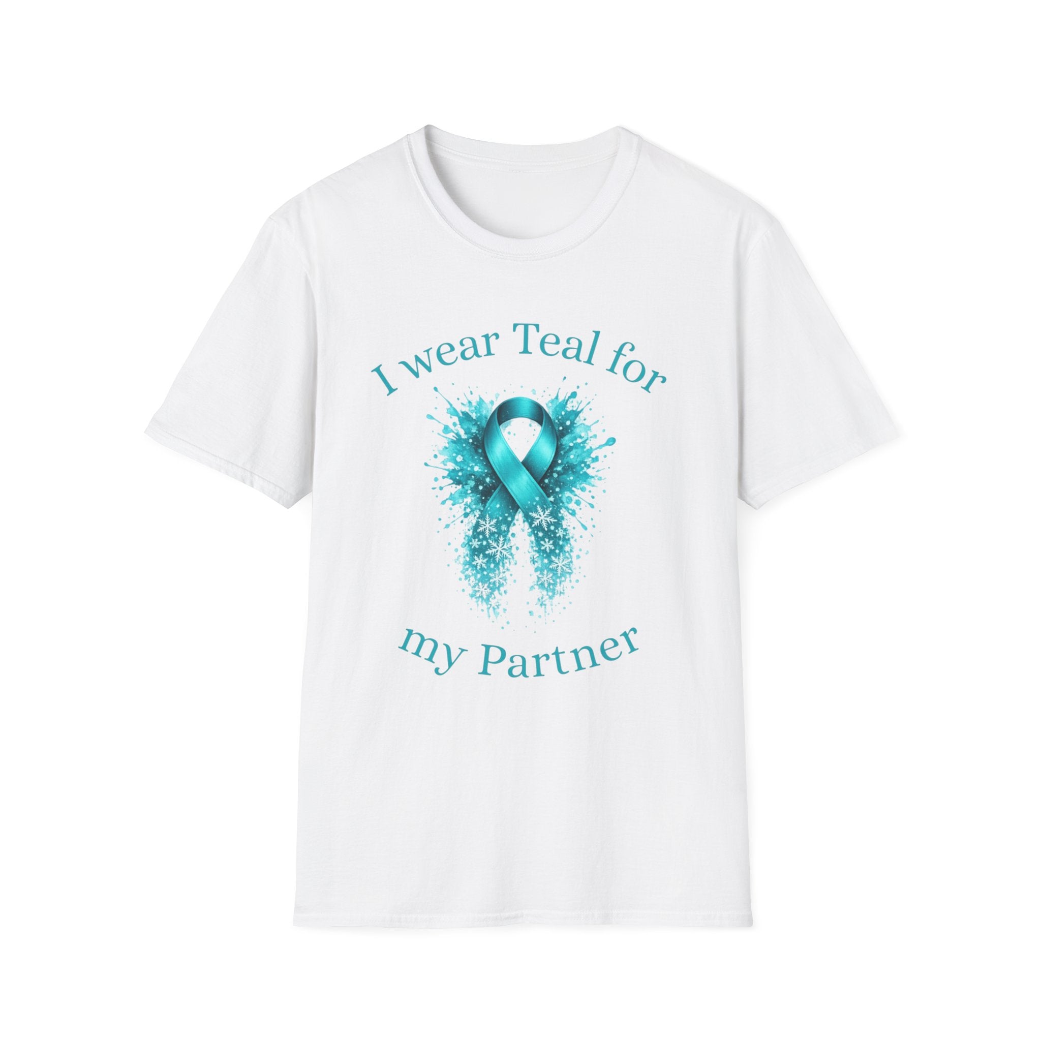 Myasthenia Gravis Awareness T-Shirt — "I Wear Teal For My Partner"