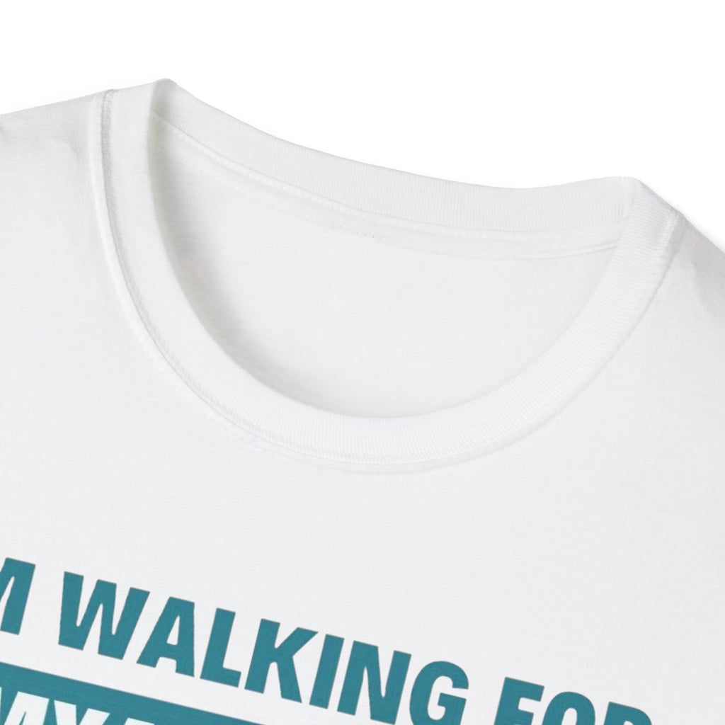 Myasthenia Gravis Awareness T-Shirt – "I'm Walking for Myasthenia Gravis Awareness" Fundraiser Tee