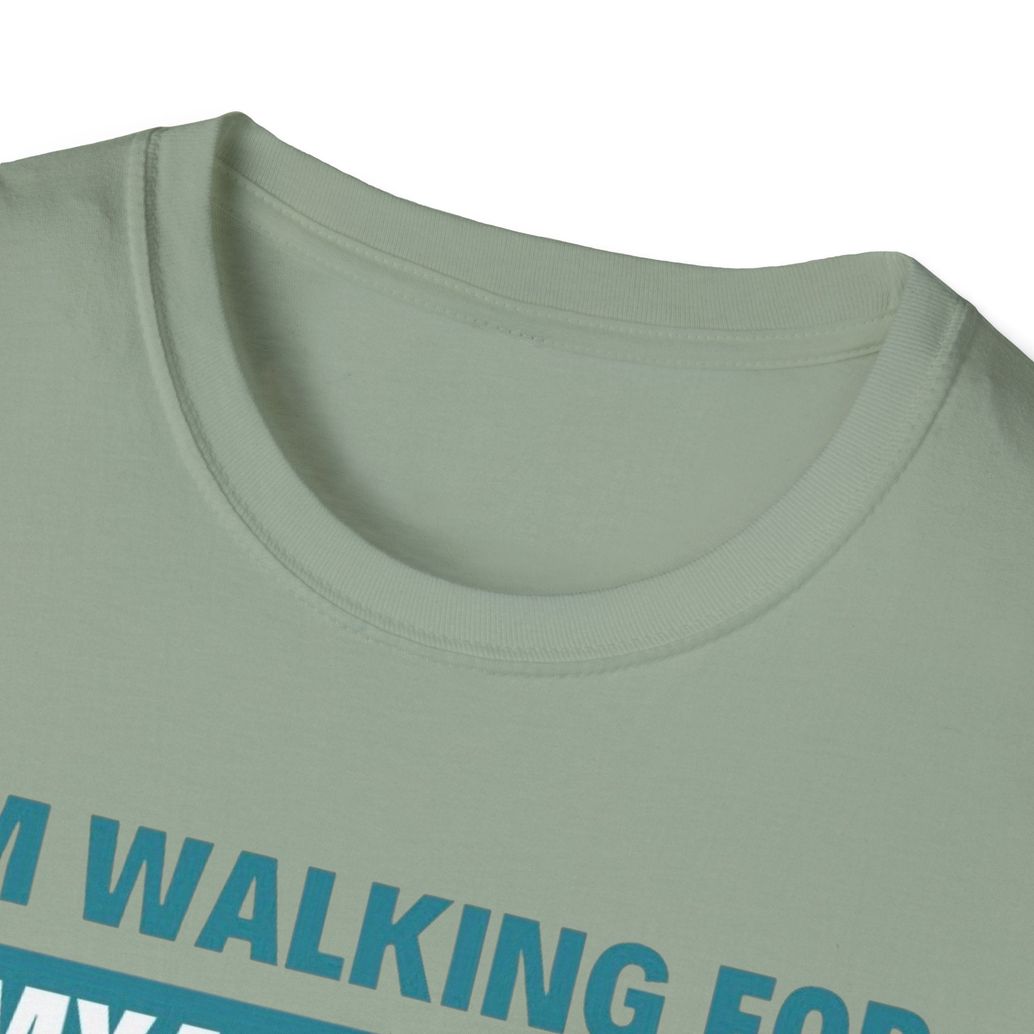 Myasthenia Gravis Awareness T-Shirt – "I'm Walking for Myasthenia Gravis Awareness" Fundraiser Tee