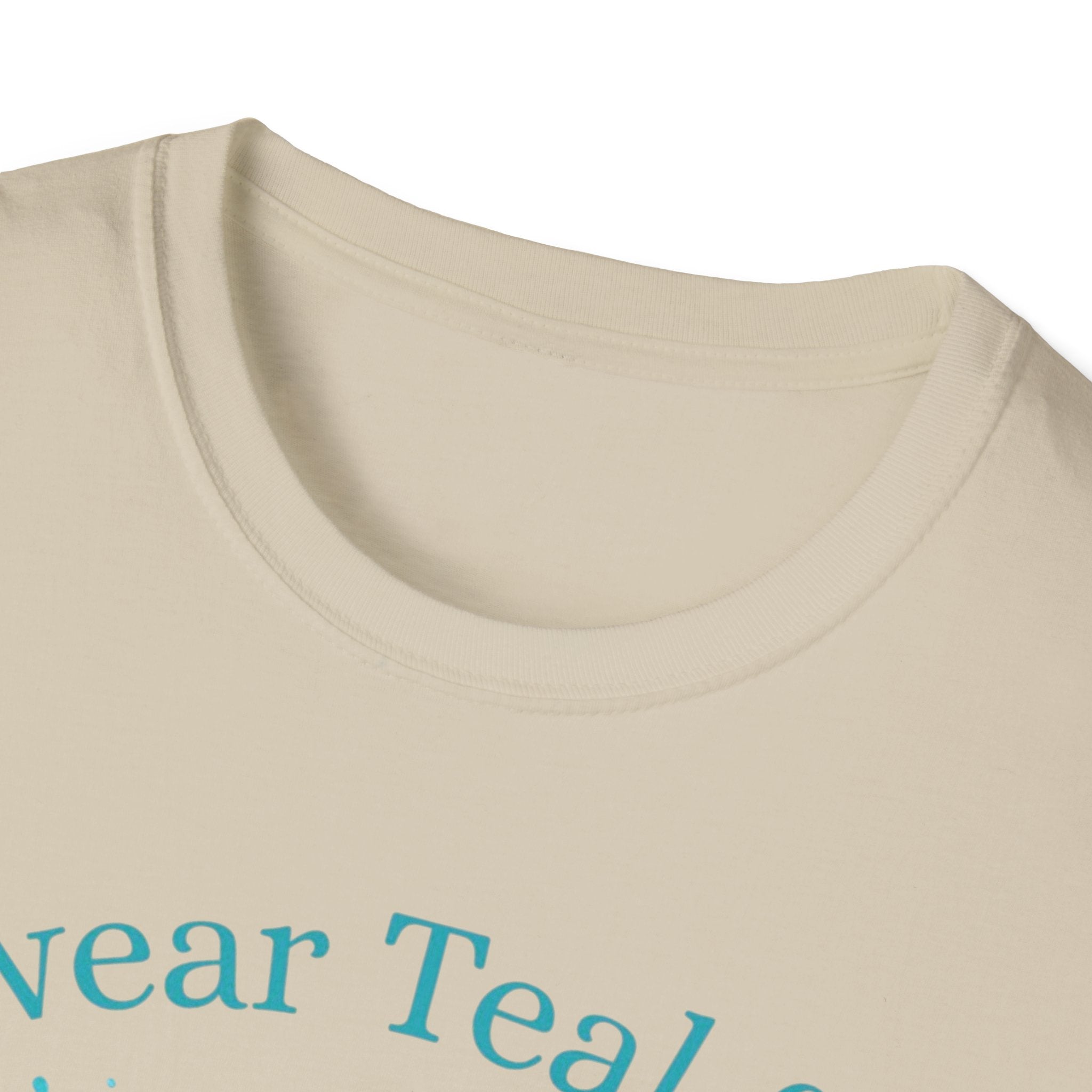 Myasthenia Gravis Awareness Ribbon T-Shirt — "I Wear Teal for My Daughter" Support Tee