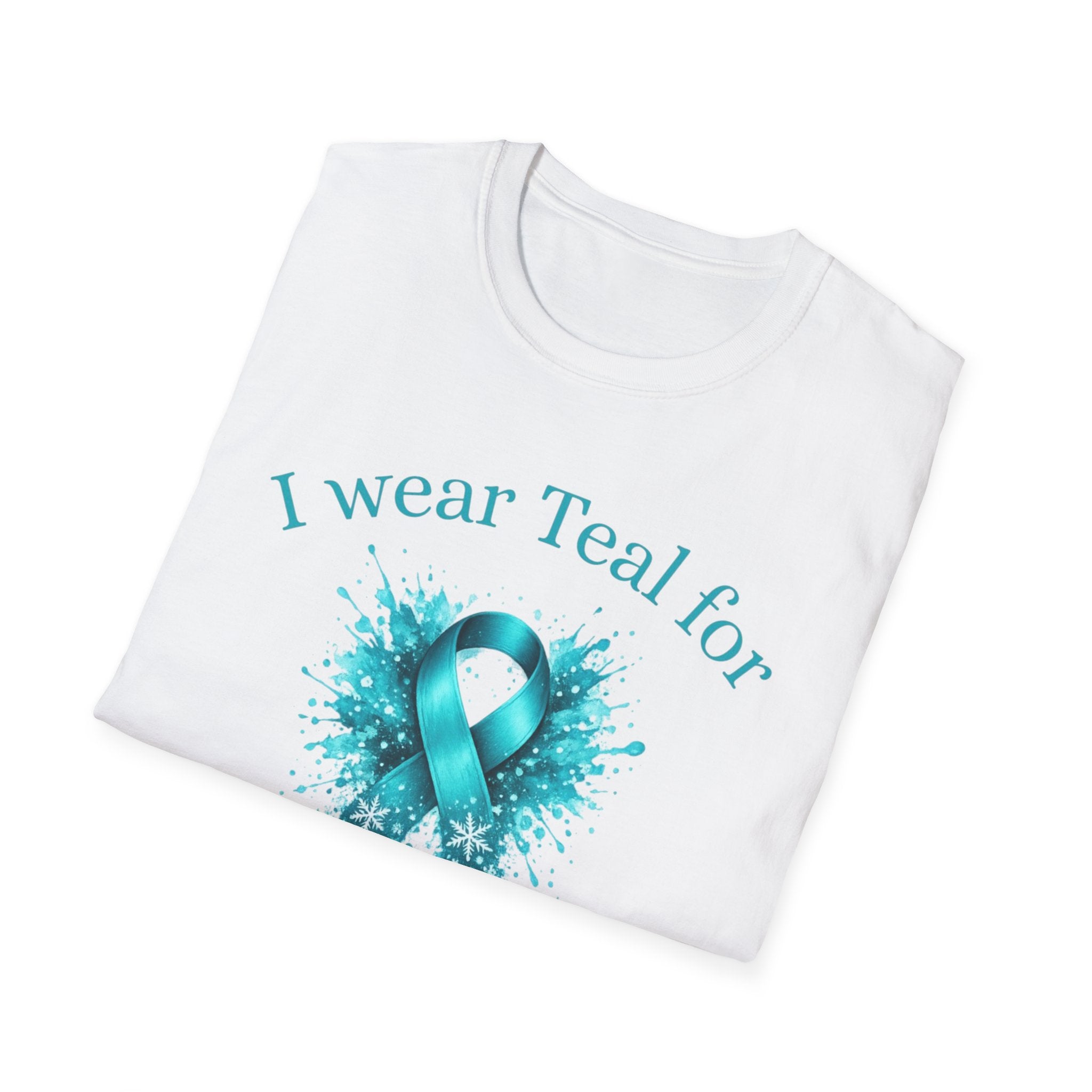 Myasthenia Gravis Awareness T-Shirt — "I Wear Teal For My Uncle"