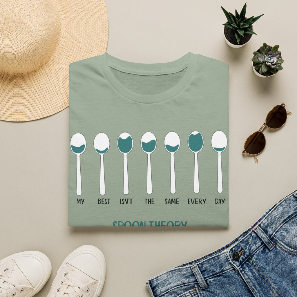Spoon Theory T-Shirt – "My Best Isn't the Same Every Day" Chronic Illness Awareness Tee