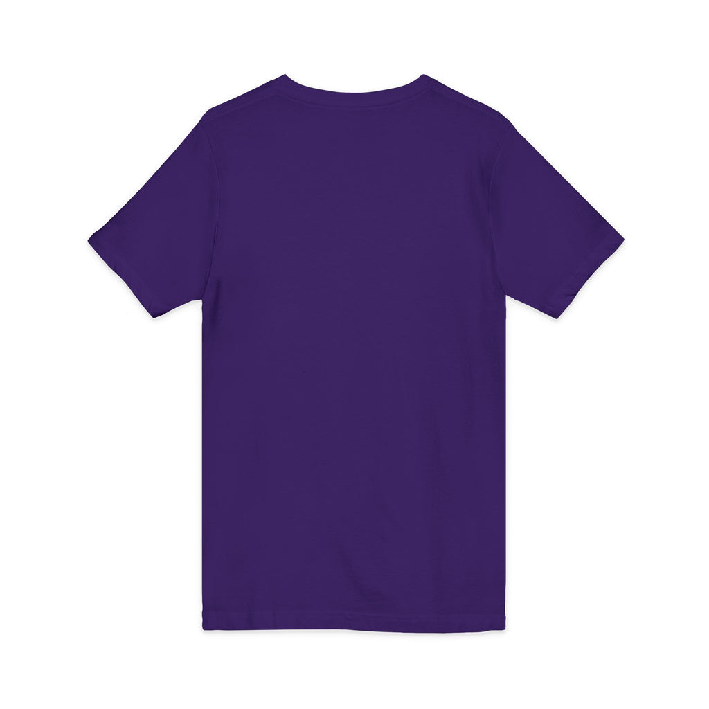 Rare Zebra Awareness V-Neck Tee — "I Am Rare" Teal Ribbon Shirt
