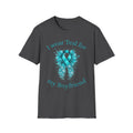 Myasthenia Gravis Awareness Ribbon T-Shirt — "I Wear Teal for My Boyfriend" Support Tee