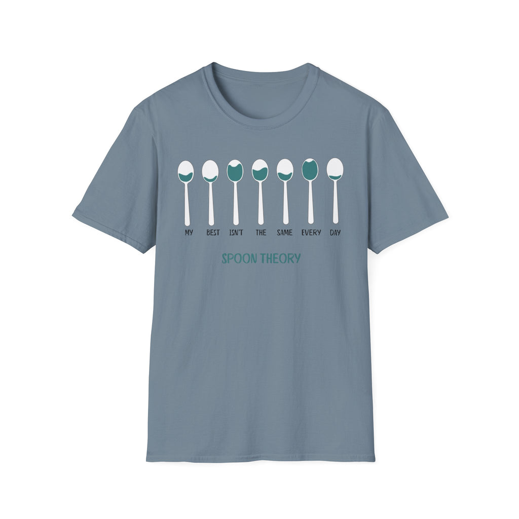 Spoon Theory T-Shirt – "My Best Isn't the Same Every Day" Chronic Illness Awareness Tee