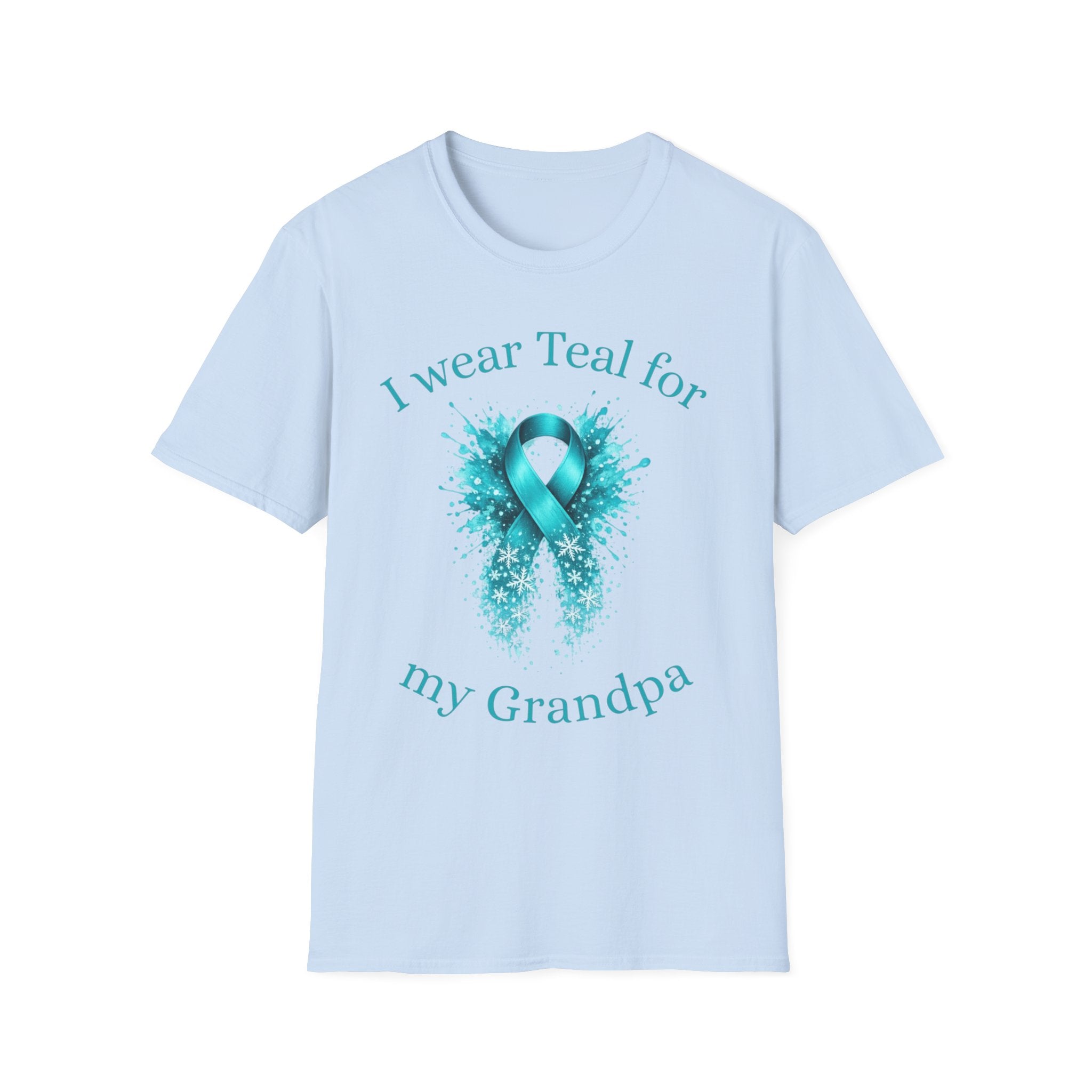Myasthenia Gravis Awareness T-Shirt — "I Wear Teal For My Grandpa"
