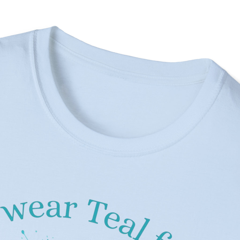 Myasthenia Gravis Awareness T-Shirt — "I Wear Teal for Myasthenia Gravis"