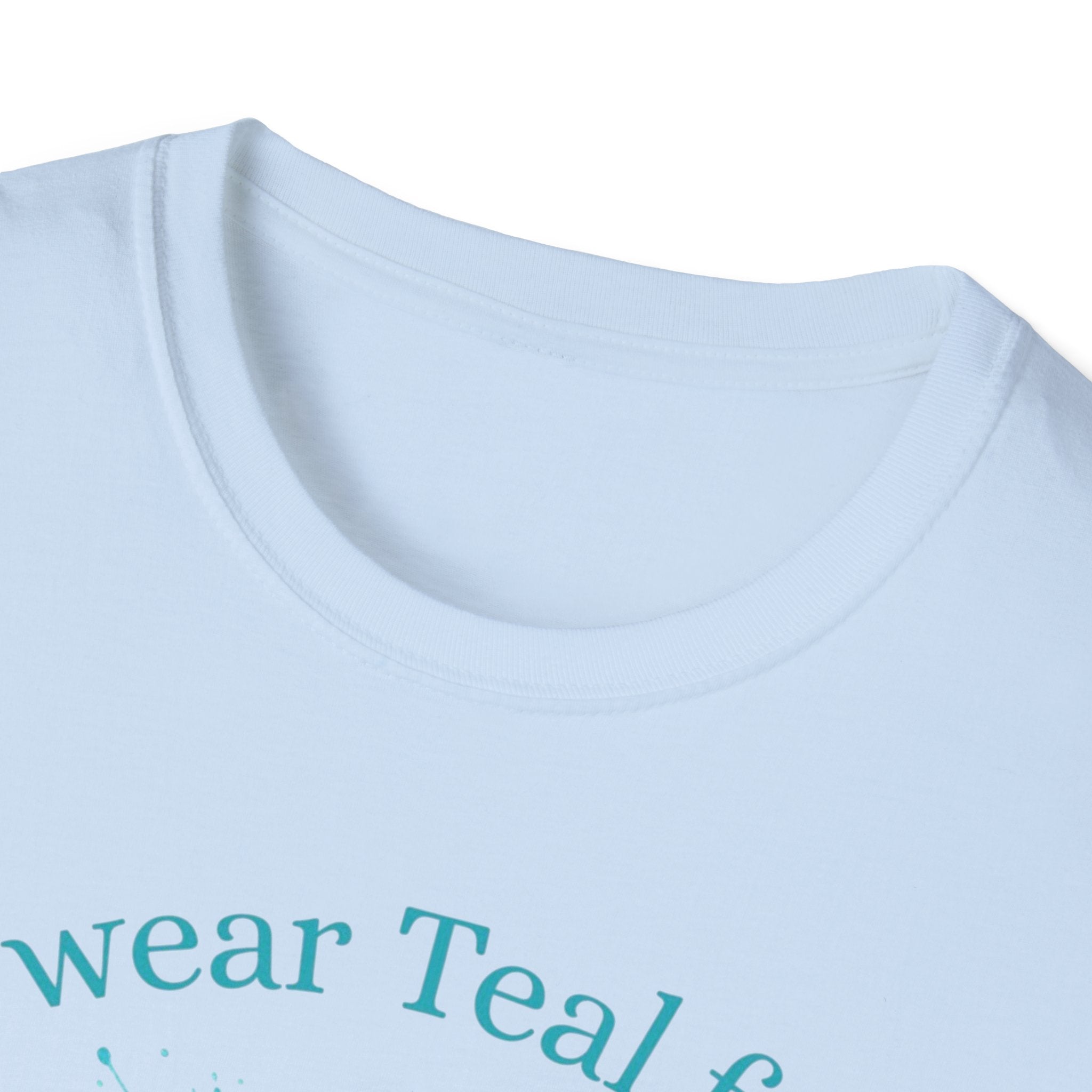 Myasthenia Gravis Awareness T-Shirt — "I Wear Teal for Myasthenia Gravis"