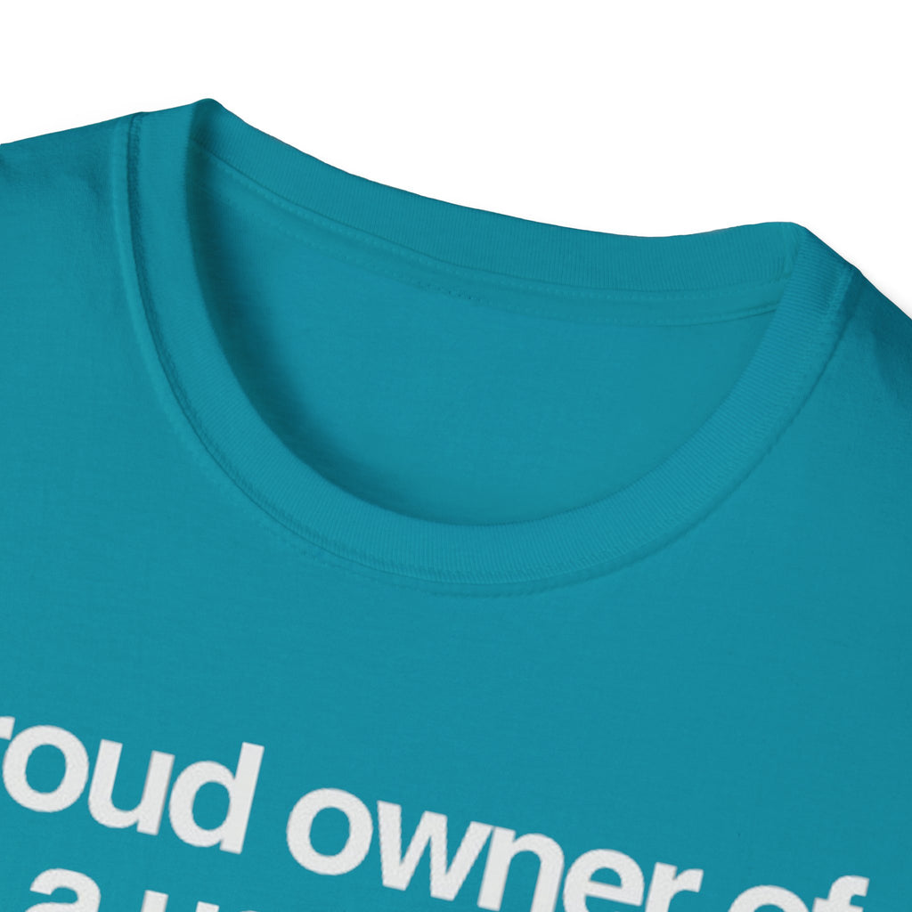 "Proud owner of a useless Immune System" Slogan Tee
