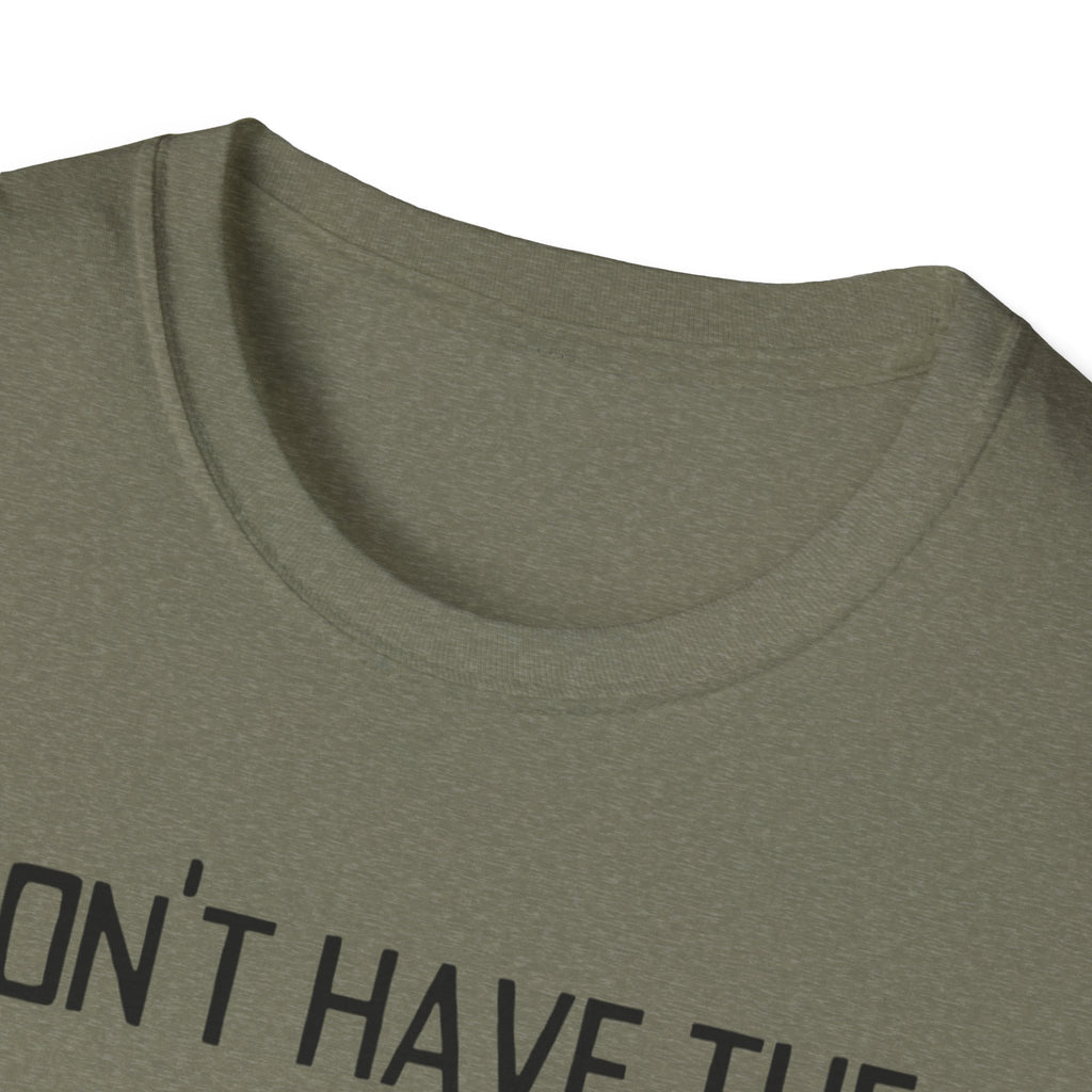 T-Shirt — “I Don’t Have the Energy For This” Low Battery Graphic Tee