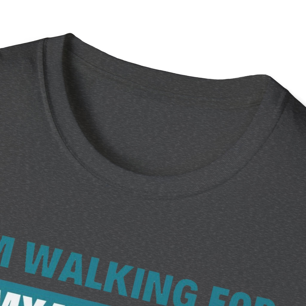 Myasthenia Gravis Awareness T-Shirt – "I'm Walking for Myasthenia Gravis Awareness" Fundraiser Tee