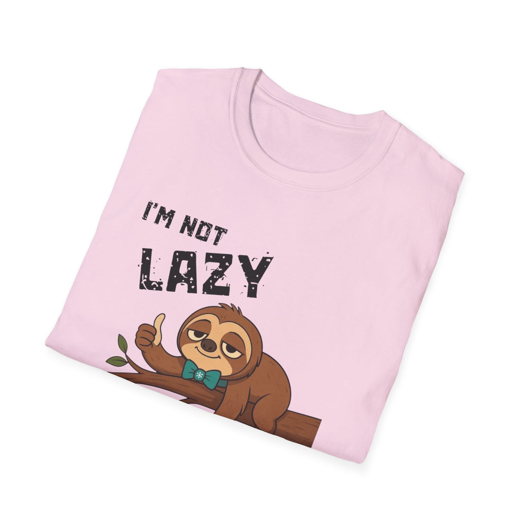 Myasthenia Gravis Awareness T-Shirt — "I'm Not Lazy, I Have Myasthenia Gravis" Sloth Design