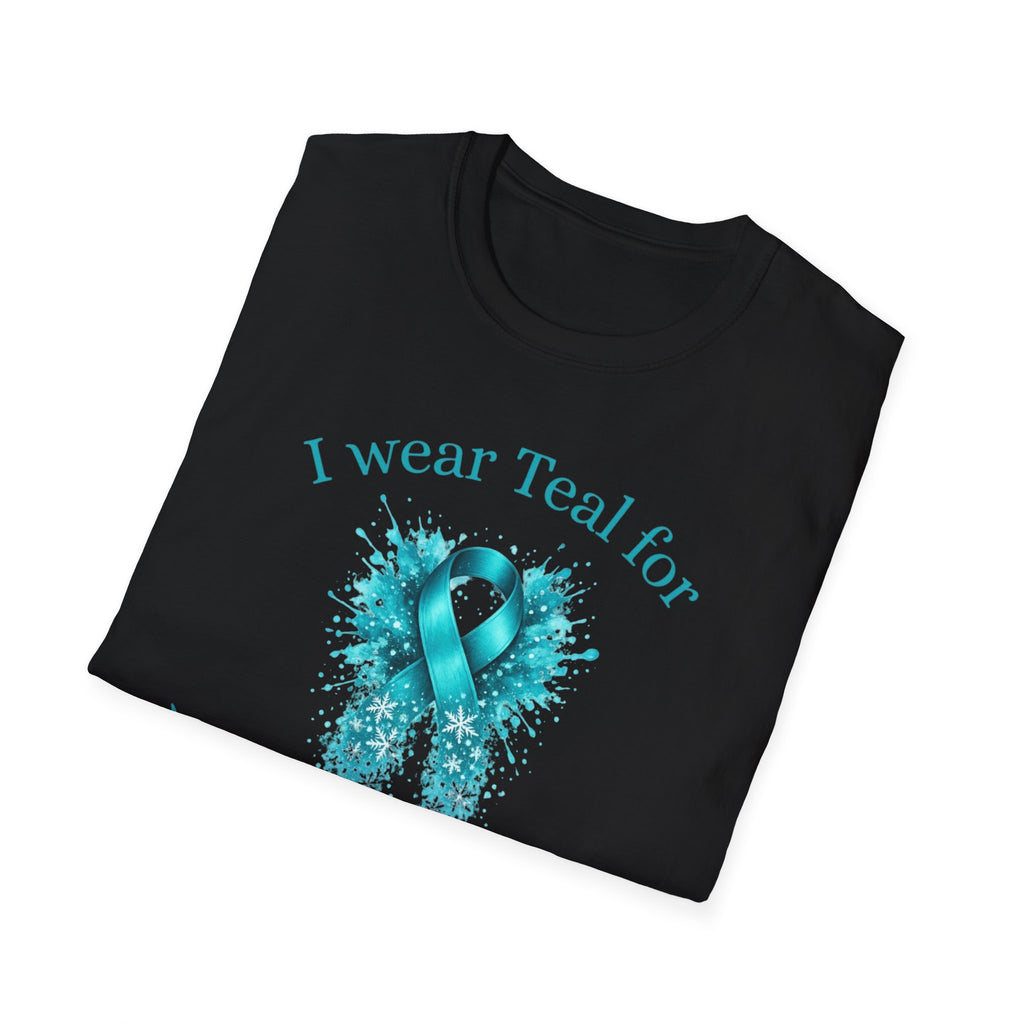 Myasthenia Gravis Awareness T-Shirt — "I Wear Teal for Myasthenia Gravis"
