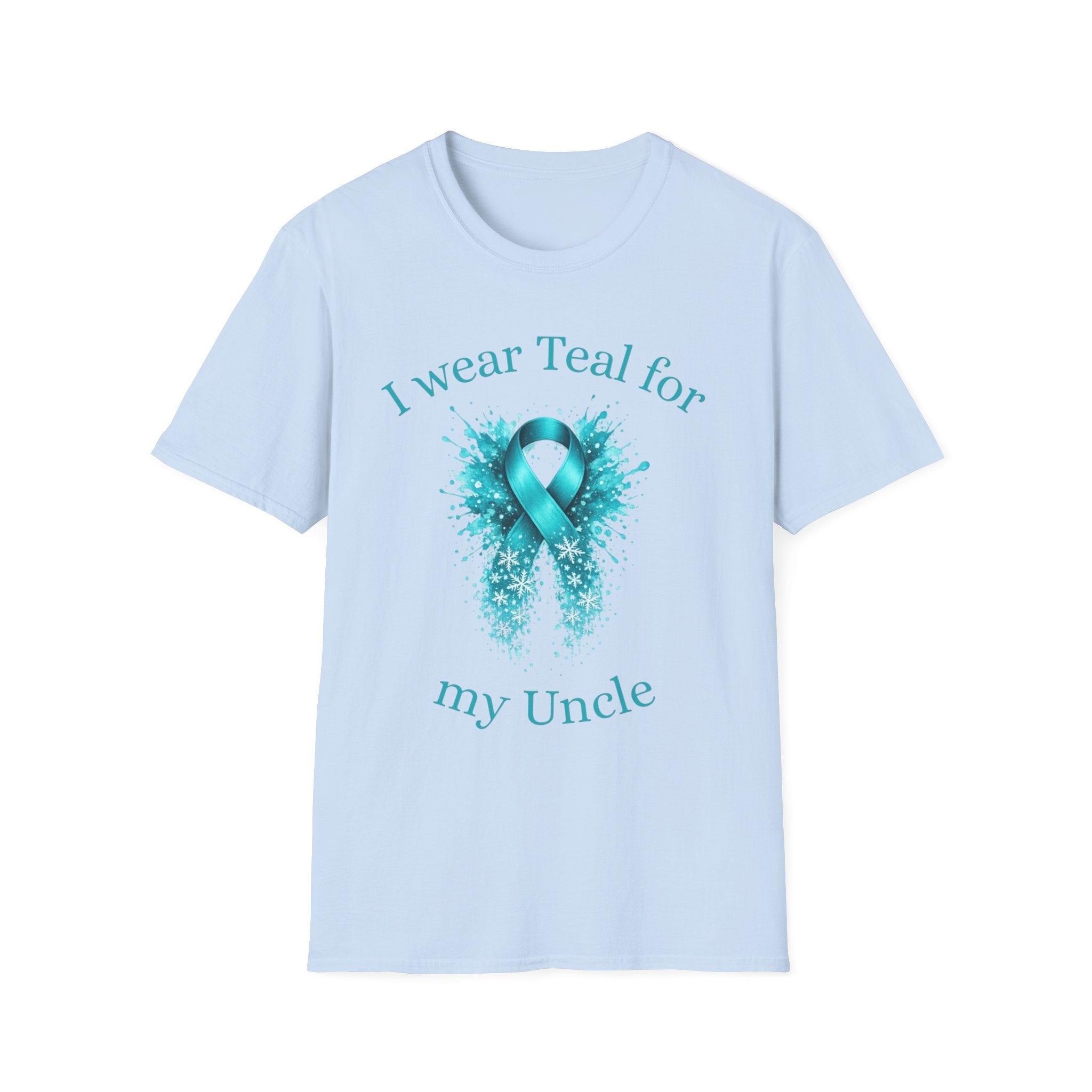 Myasthenia Gravis Awareness T-Shirt — "I Wear Teal For My Uncle"